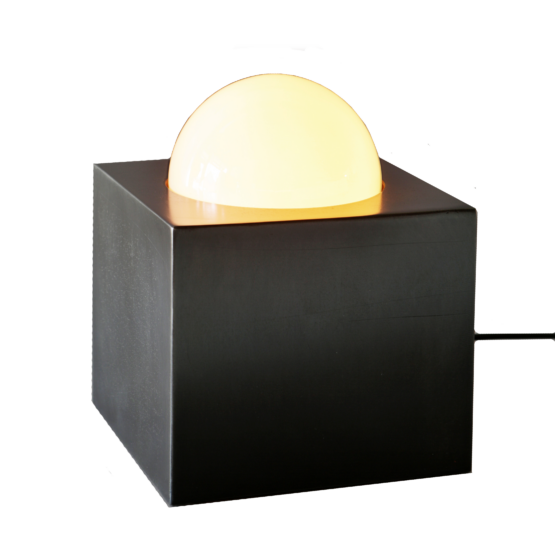 Steel Light Box Table Lamp-John Beck