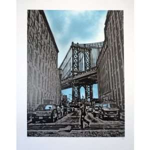 Nick Walker-Manhattan Bridge-Private Collection Art