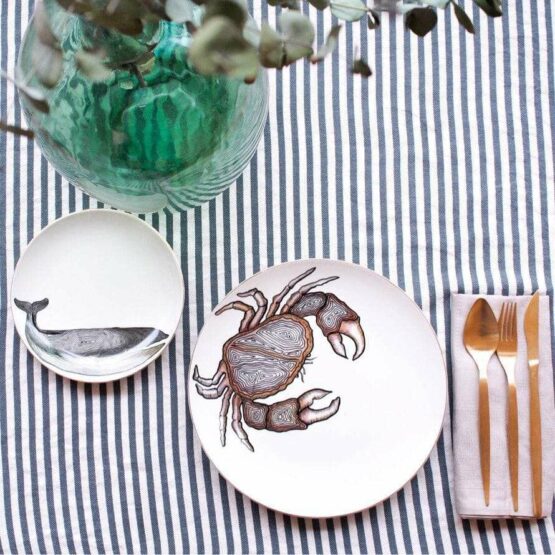 Micuit-Crab Dinner Plate | Micuit Collection-Micucci Interiors