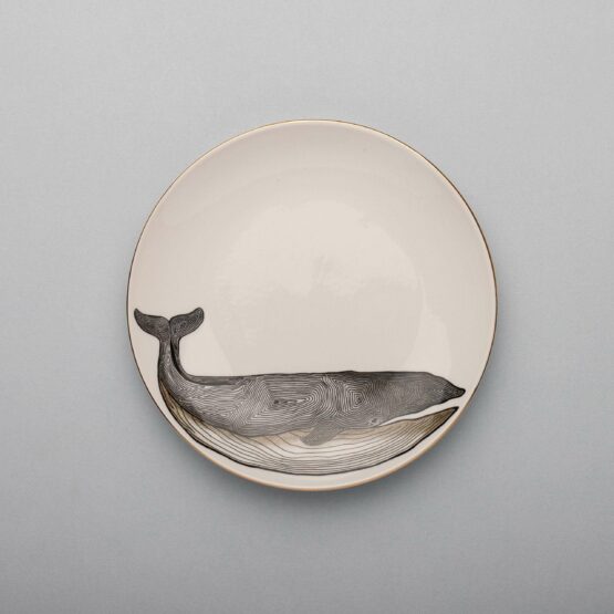Whale Dessert Plate- Micuit Collection